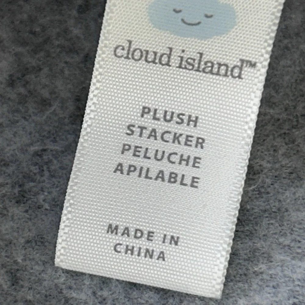 Cloud‎ Island Plush Wood Stacker Stackable Baby Toy